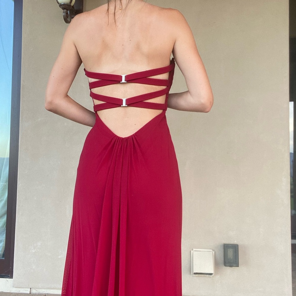 Neiman Marcus Red Gown